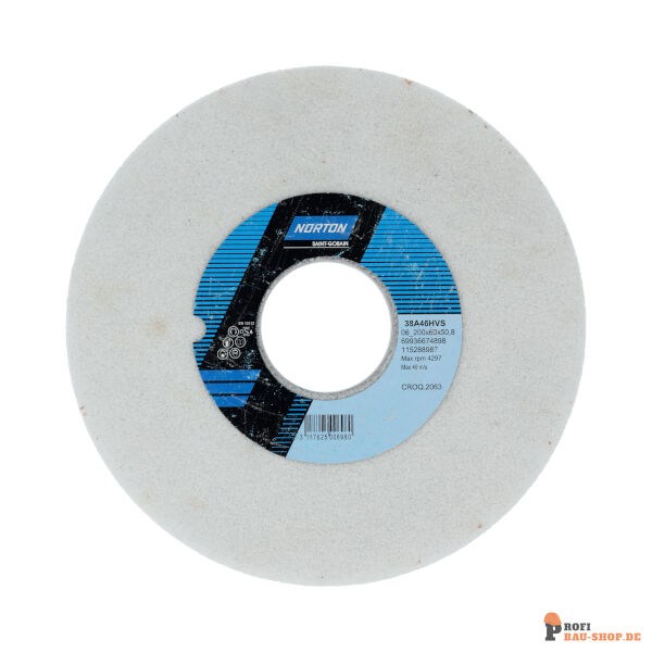 nortonschleifmittel/NORTON_schleifmittel_69936674898 06 Straight cup Tool Room-Norton 38A-200x63x50.8_20_20-38A46HVS_168107